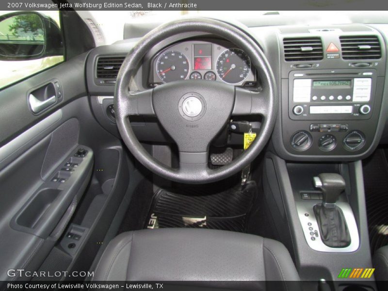 Black / Anthracite 2007 Volkswagen Jetta Wolfsburg Edition Sedan