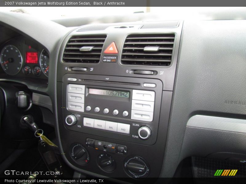 Black / Anthracite 2007 Volkswagen Jetta Wolfsburg Edition Sedan