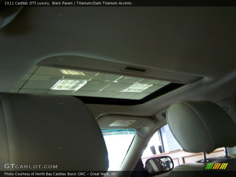 Black Raven / Titanium/Dark Titanium Accents 2011 Cadillac DTS Luxury