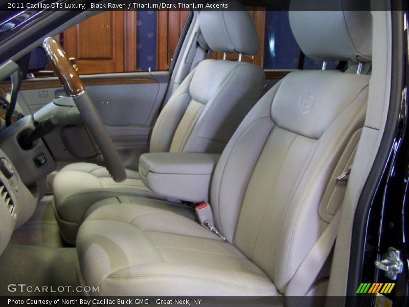 Black Raven / Titanium/Dark Titanium Accents 2011 Cadillac DTS Luxury