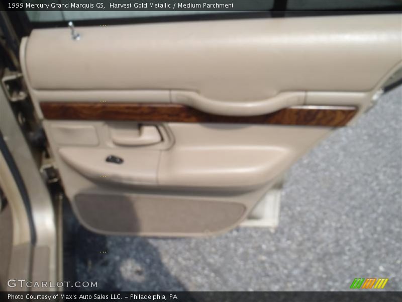 Harvest Gold Metallic / Medium Parchment 1999 Mercury Grand Marquis GS