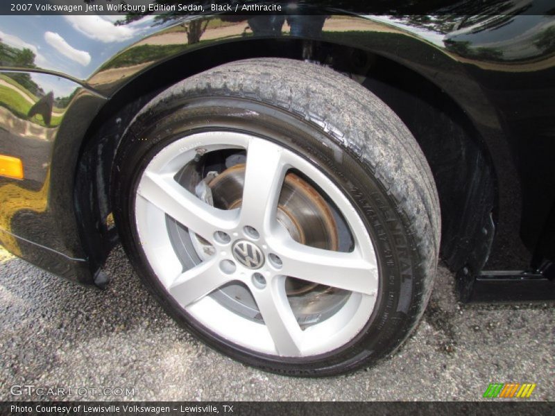 Black / Anthracite 2007 Volkswagen Jetta Wolfsburg Edition Sedan