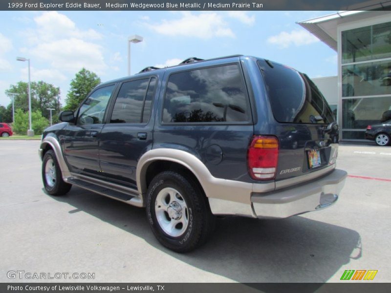 Medium Wedgewood Blue Metallic / Medium Prairie Tan 1999 Ford Explorer Eddie Bauer