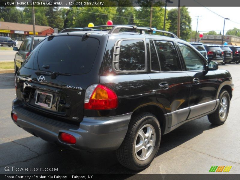 Black Obsidian / Gray 2004 Hyundai Santa Fe GLS 4WD