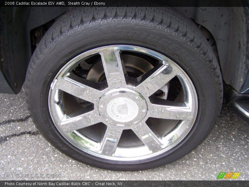 Stealth Gray / Ebony 2008 Cadillac Escalade ESV AWD