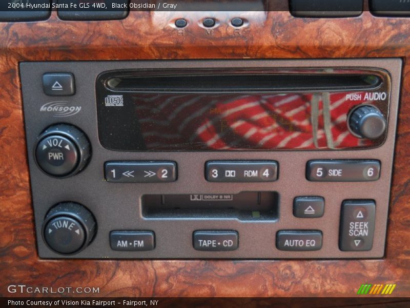 Black Obsidian / Gray 2004 Hyundai Santa Fe GLS 4WD