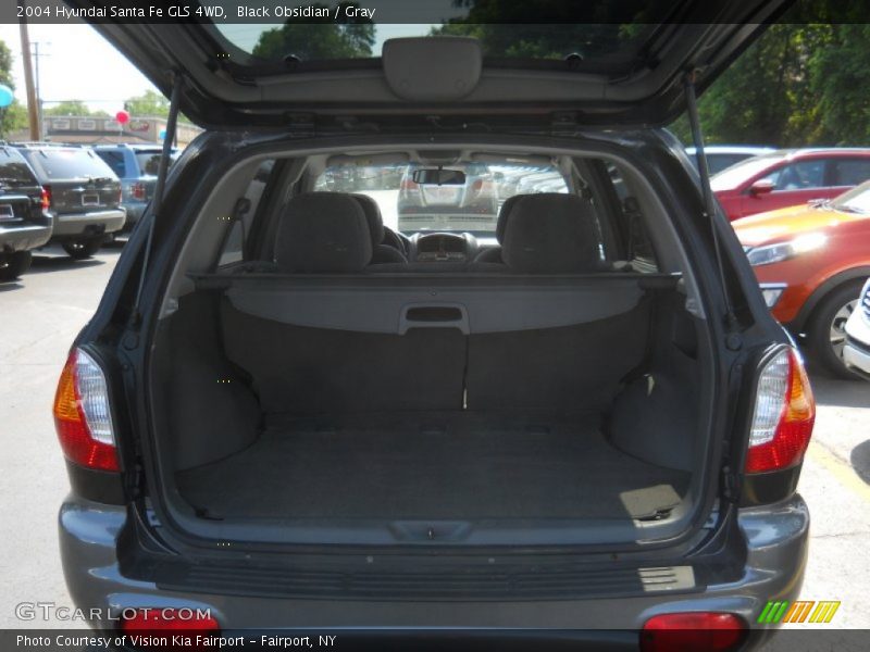 Black Obsidian / Gray 2004 Hyundai Santa Fe GLS 4WD