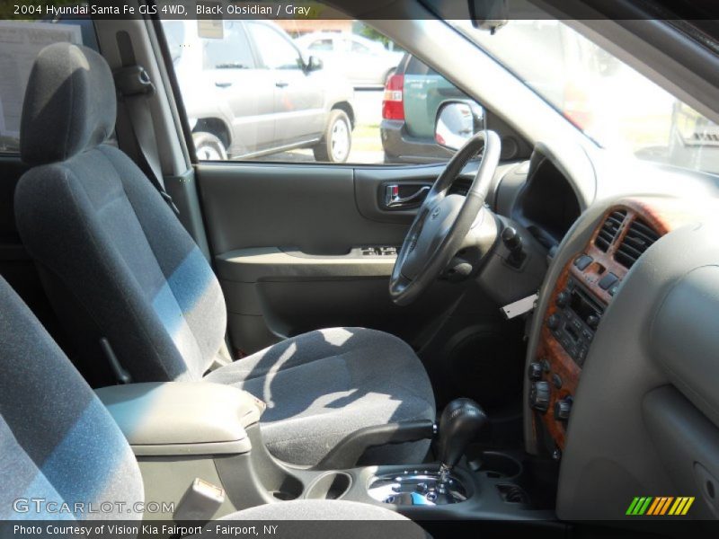 Black Obsidian / Gray 2004 Hyundai Santa Fe GLS 4WD