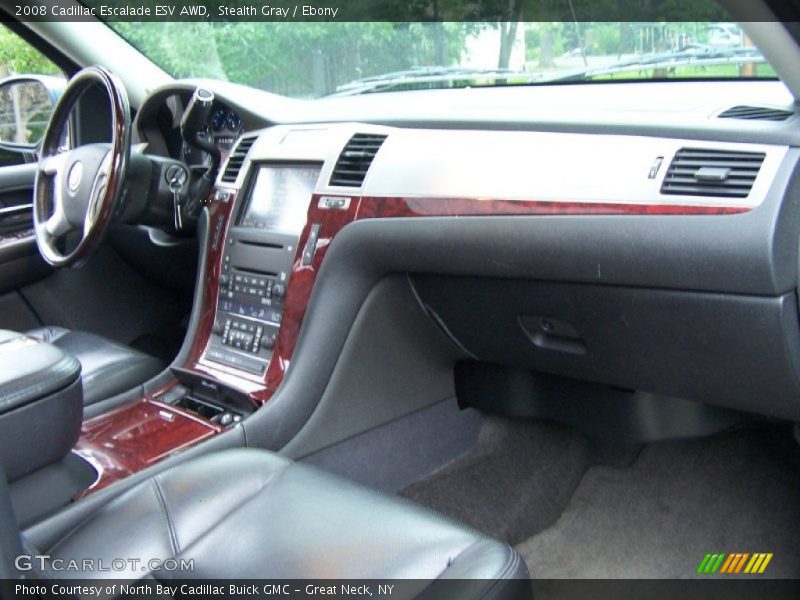 Stealth Gray / Ebony 2008 Cadillac Escalade ESV AWD