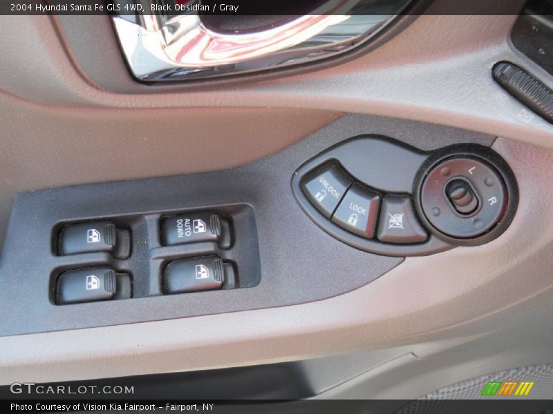 Black Obsidian / Gray 2004 Hyundai Santa Fe GLS 4WD