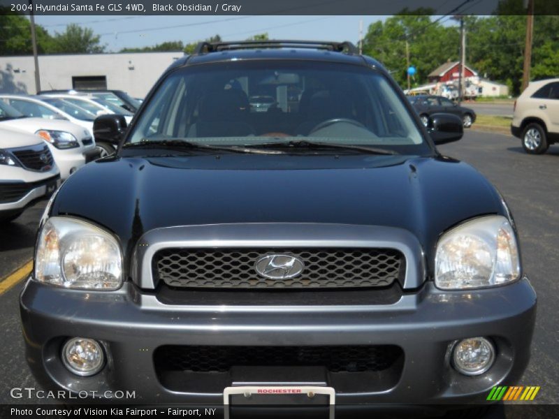 Black Obsidian / Gray 2004 Hyundai Santa Fe GLS 4WD