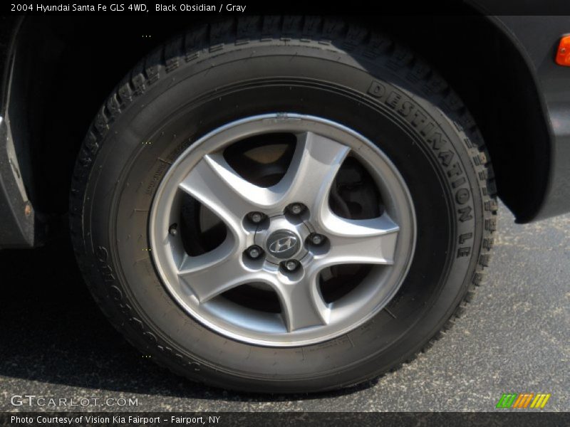 Black Obsidian / Gray 2004 Hyundai Santa Fe GLS 4WD