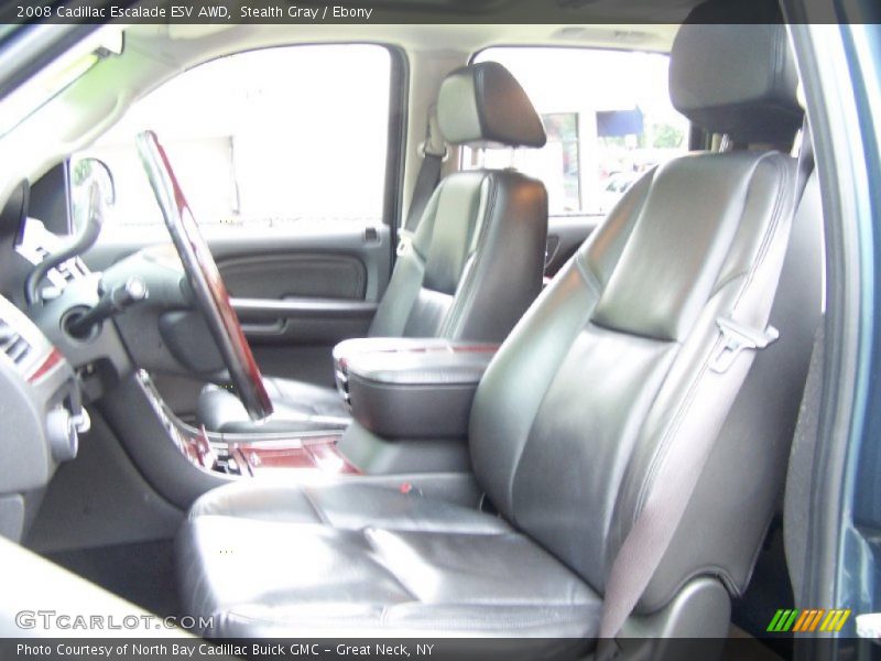 Stealth Gray / Ebony 2008 Cadillac Escalade ESV AWD