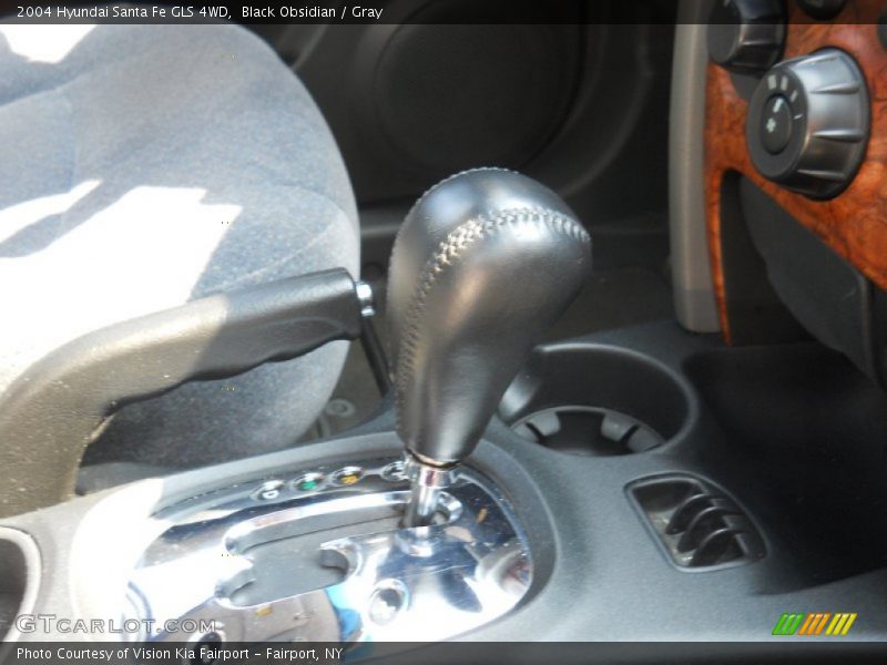 Black Obsidian / Gray 2004 Hyundai Santa Fe GLS 4WD