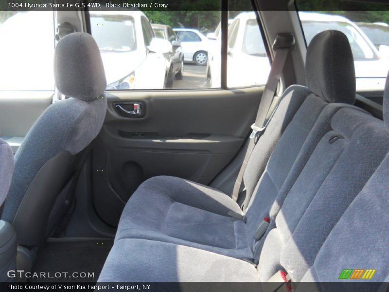 Black Obsidian / Gray 2004 Hyundai Santa Fe GLS 4WD