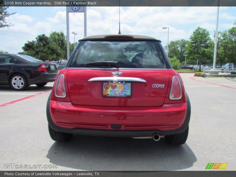 Chili Red / Panther Black 2006 Mini Cooper Hardtop