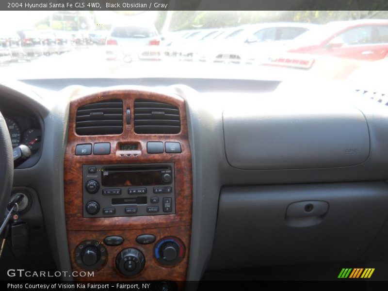 Black Obsidian / Gray 2004 Hyundai Santa Fe GLS 4WD