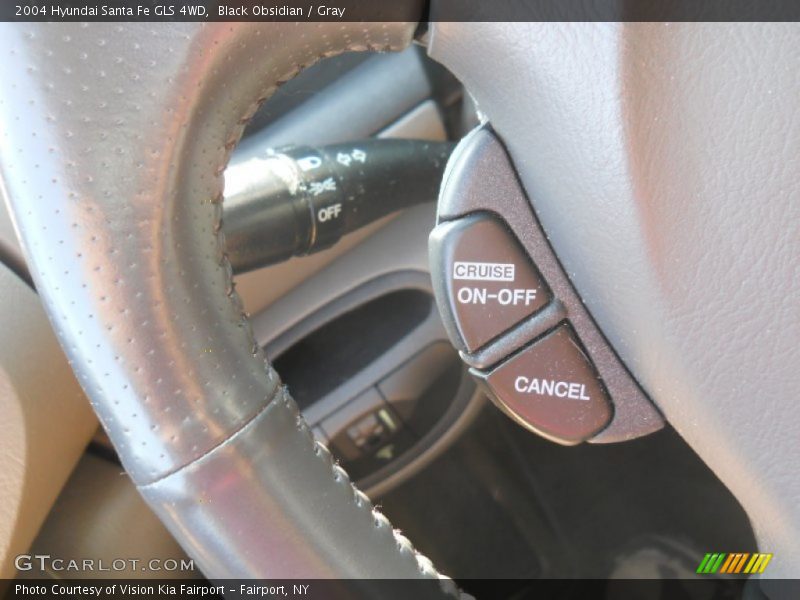 Black Obsidian / Gray 2004 Hyundai Santa Fe GLS 4WD