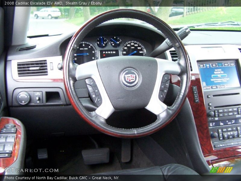 Stealth Gray / Ebony 2008 Cadillac Escalade ESV AWD