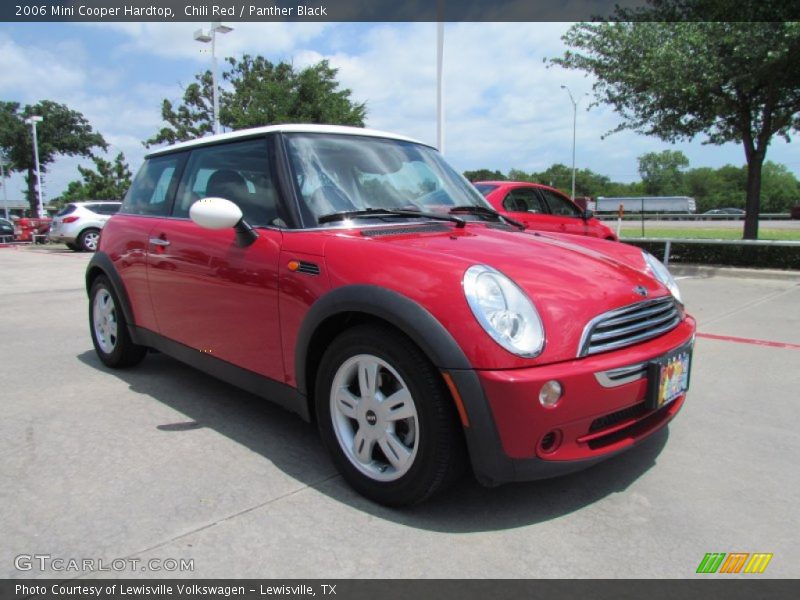 Chili Red / Panther Black 2006 Mini Cooper Hardtop