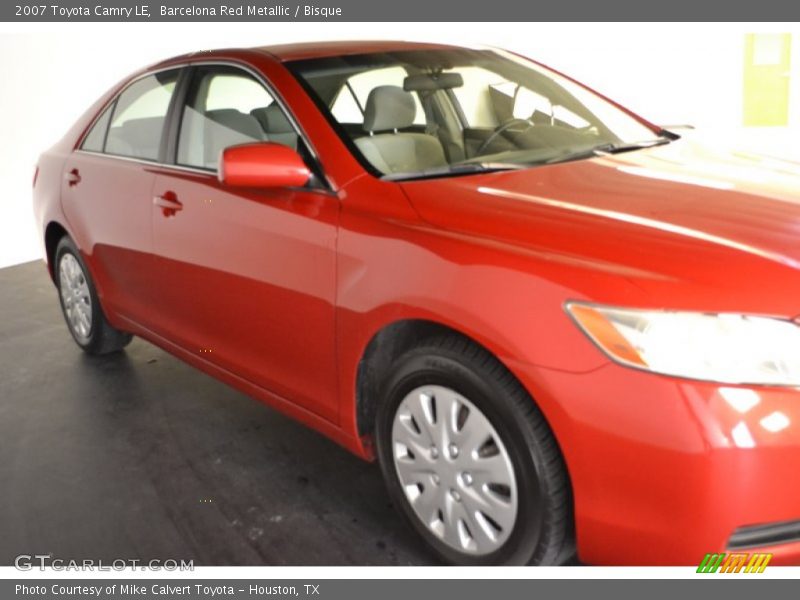Barcelona Red Metallic / Bisque 2007 Toyota Camry LE