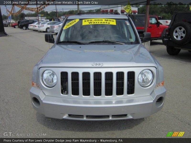 Bright Silver Metallic / Dark Slate Gray 2008 Jeep Patriot Sport 4x4