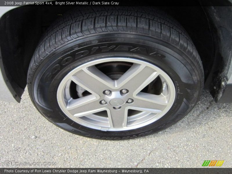 Bright Silver Metallic / Dark Slate Gray 2008 Jeep Patriot Sport 4x4