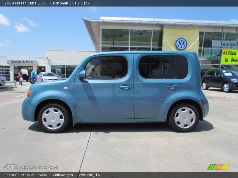 Caribbean Blue / Black 2009 Nissan Cube 1.8 S