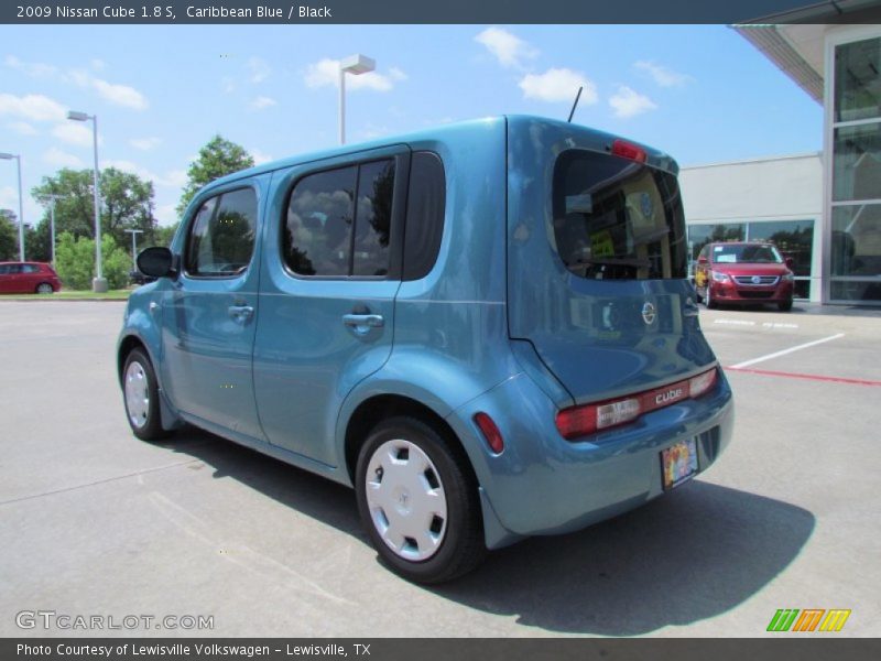 Caribbean Blue / Black 2009 Nissan Cube 1.8 S