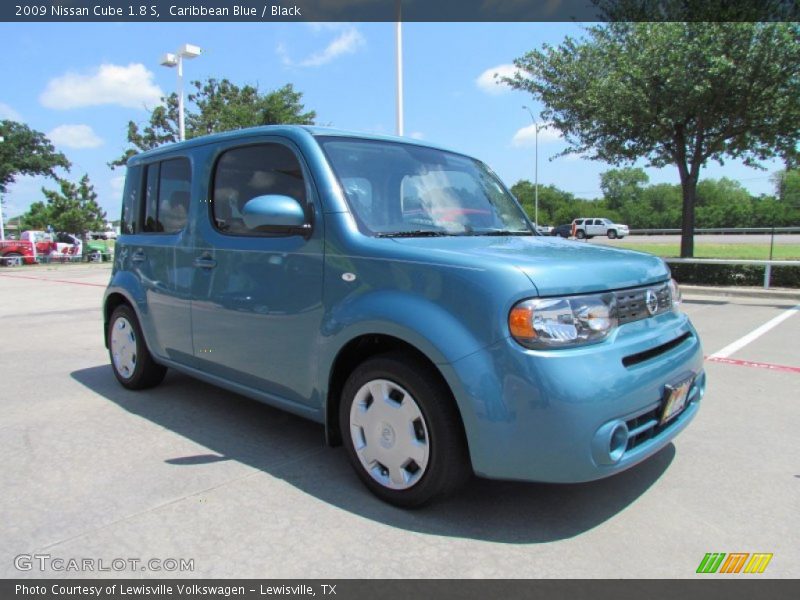 Caribbean Blue / Black 2009 Nissan Cube 1.8 S