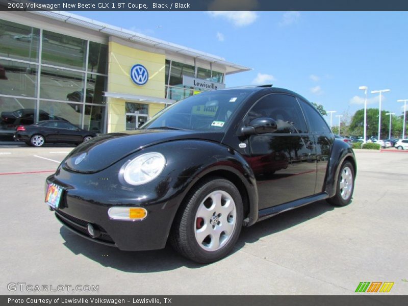 Black / Black 2002 Volkswagen New Beetle GLX 1.8T Coupe