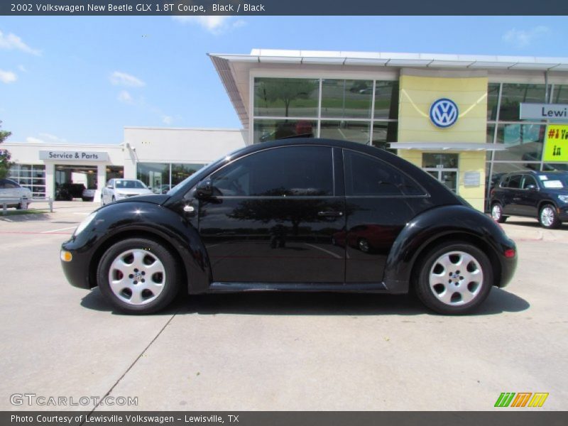Black / Black 2002 Volkswagen New Beetle GLX 1.8T Coupe