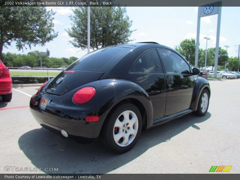 Black / Black 2002 Volkswagen New Beetle GLX 1.8T Coupe