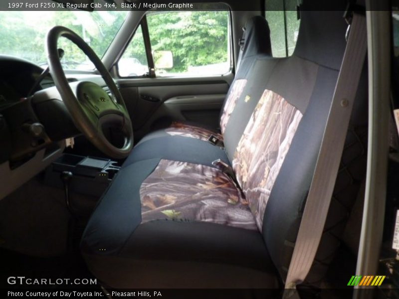 Black / Medium Graphite 1997 Ford F250 XL Regular Cab 4x4