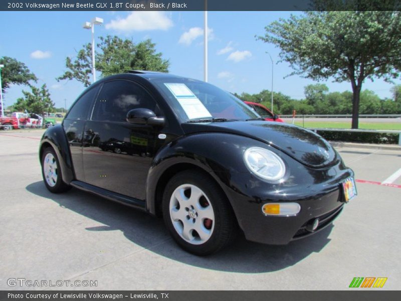 Black / Black 2002 Volkswagen New Beetle GLX 1.8T Coupe