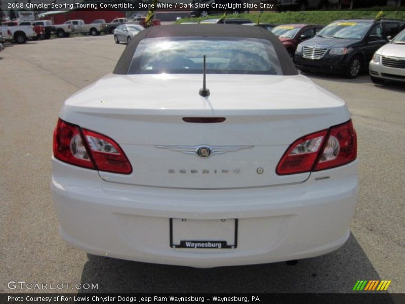 Stone White / Dark Slate Gray/Light Slate Gray 2008 Chrysler Sebring Touring Convertible