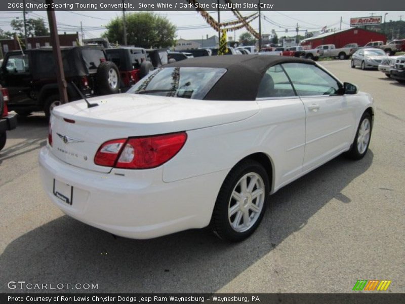 Stone White / Dark Slate Gray/Light Slate Gray 2008 Chrysler Sebring Touring Convertible