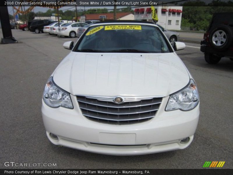 Stone White / Dark Slate Gray/Light Slate Gray 2008 Chrysler Sebring Touring Convertible