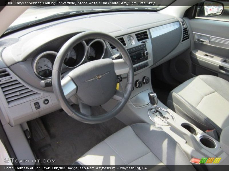 Dark Slate Gray/Light Slate Gray Interior - 2008 Sebring Touring Convertible 