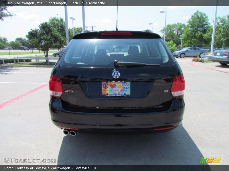 Black Uni / Anthracite 2009 Volkswagen Jetta S SportWagen