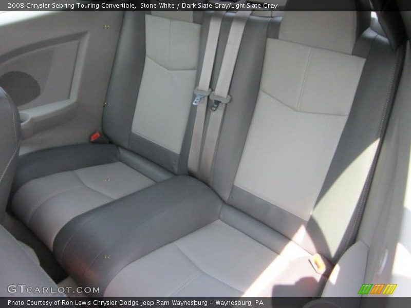  2008 Sebring Touring Convertible Dark Slate Gray/Light Slate Gray Interior