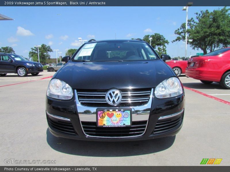 Black Uni / Anthracite 2009 Volkswagen Jetta S SportWagen