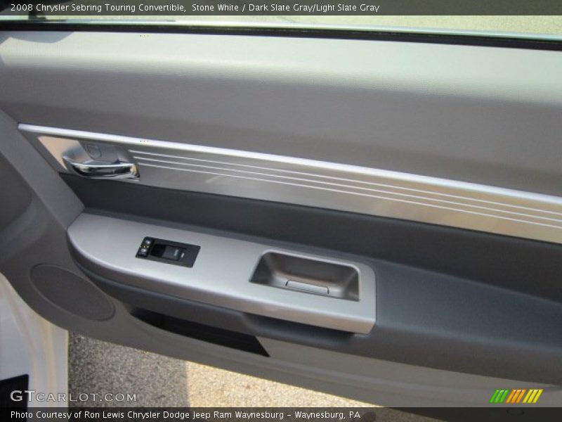 Stone White / Dark Slate Gray/Light Slate Gray 2008 Chrysler Sebring Touring Convertible