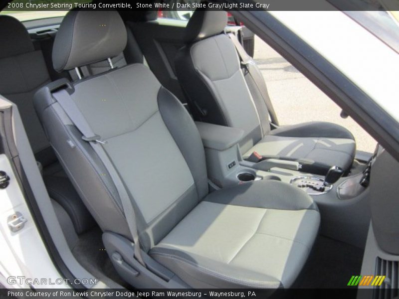 Stone White / Dark Slate Gray/Light Slate Gray 2008 Chrysler Sebring Touring Convertible