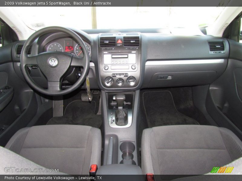 Black Uni / Anthracite 2009 Volkswagen Jetta S SportWagen