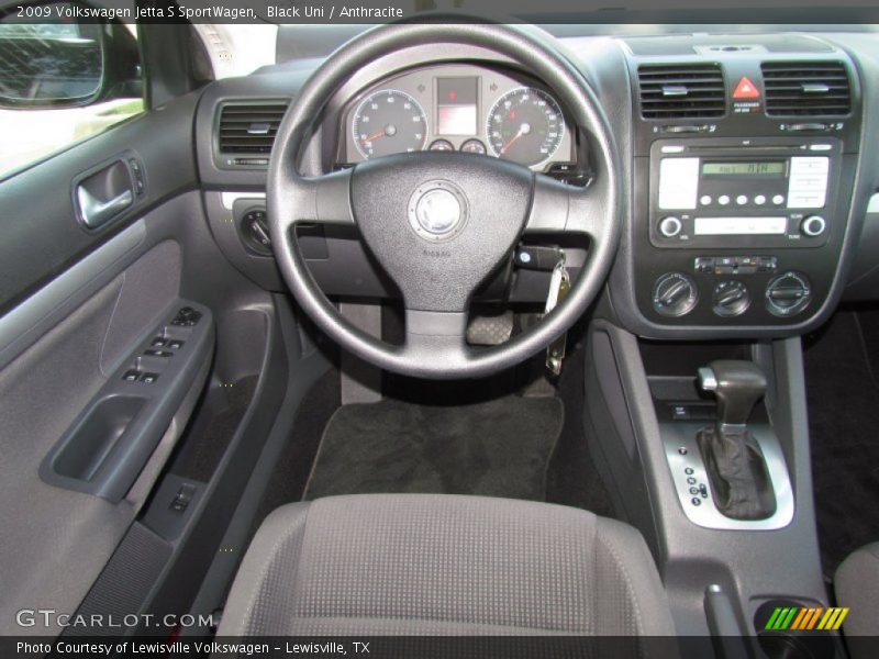 Black Uni / Anthracite 2009 Volkswagen Jetta S SportWagen