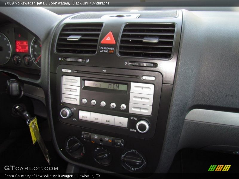 Black Uni / Anthracite 2009 Volkswagen Jetta S SportWagen