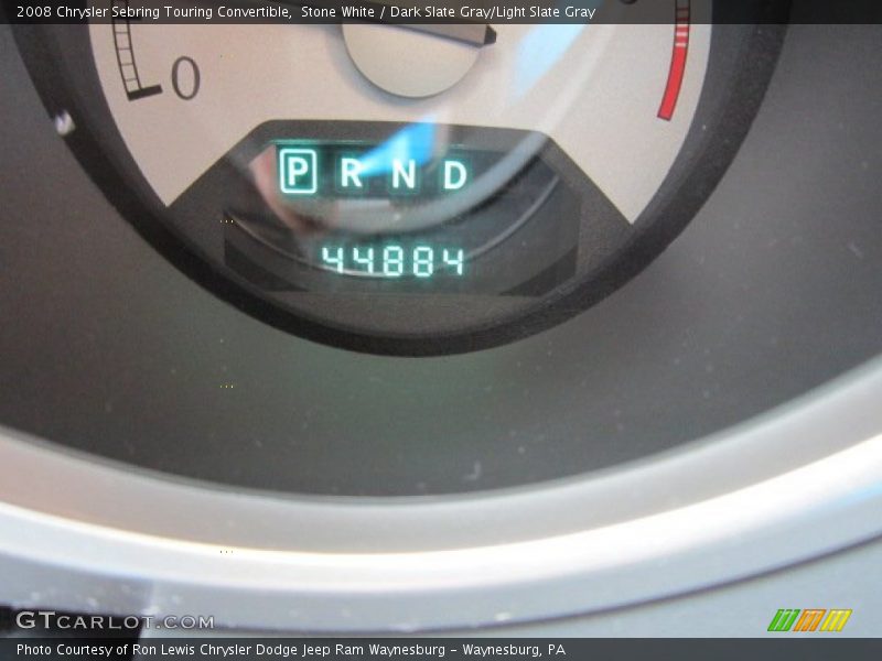 Stone White / Dark Slate Gray/Light Slate Gray 2008 Chrysler Sebring Touring Convertible