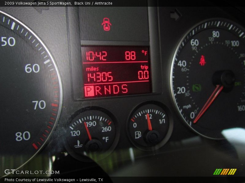 Black Uni / Anthracite 2009 Volkswagen Jetta S SportWagen