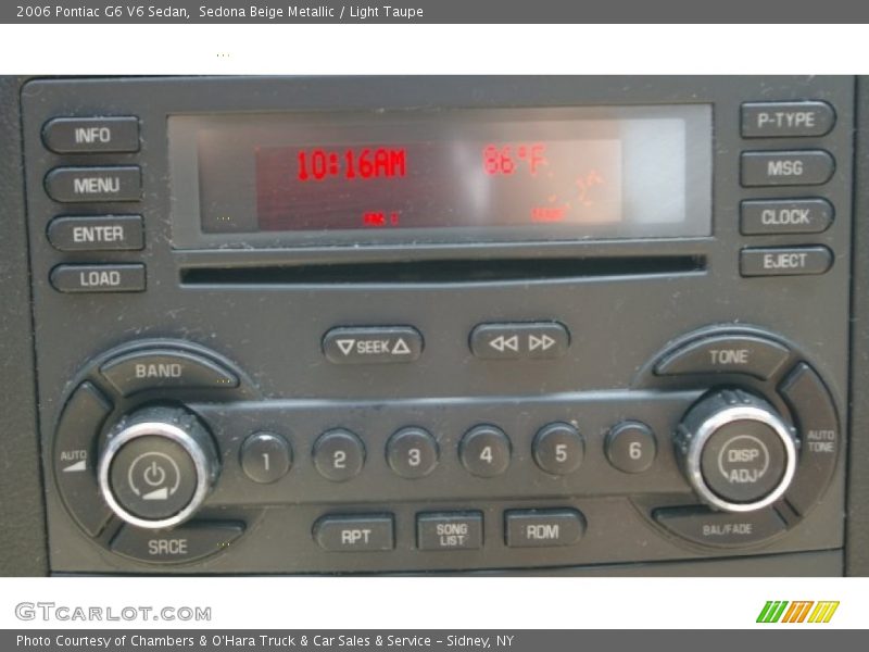 Sedona Beige Metallic / Light Taupe 2006 Pontiac G6 V6 Sedan